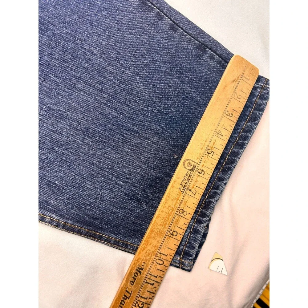 Levis 550 Jeans Mens 52X28 Relaxed Fit 100% Cotton Pants Dark Wash Straight Leg